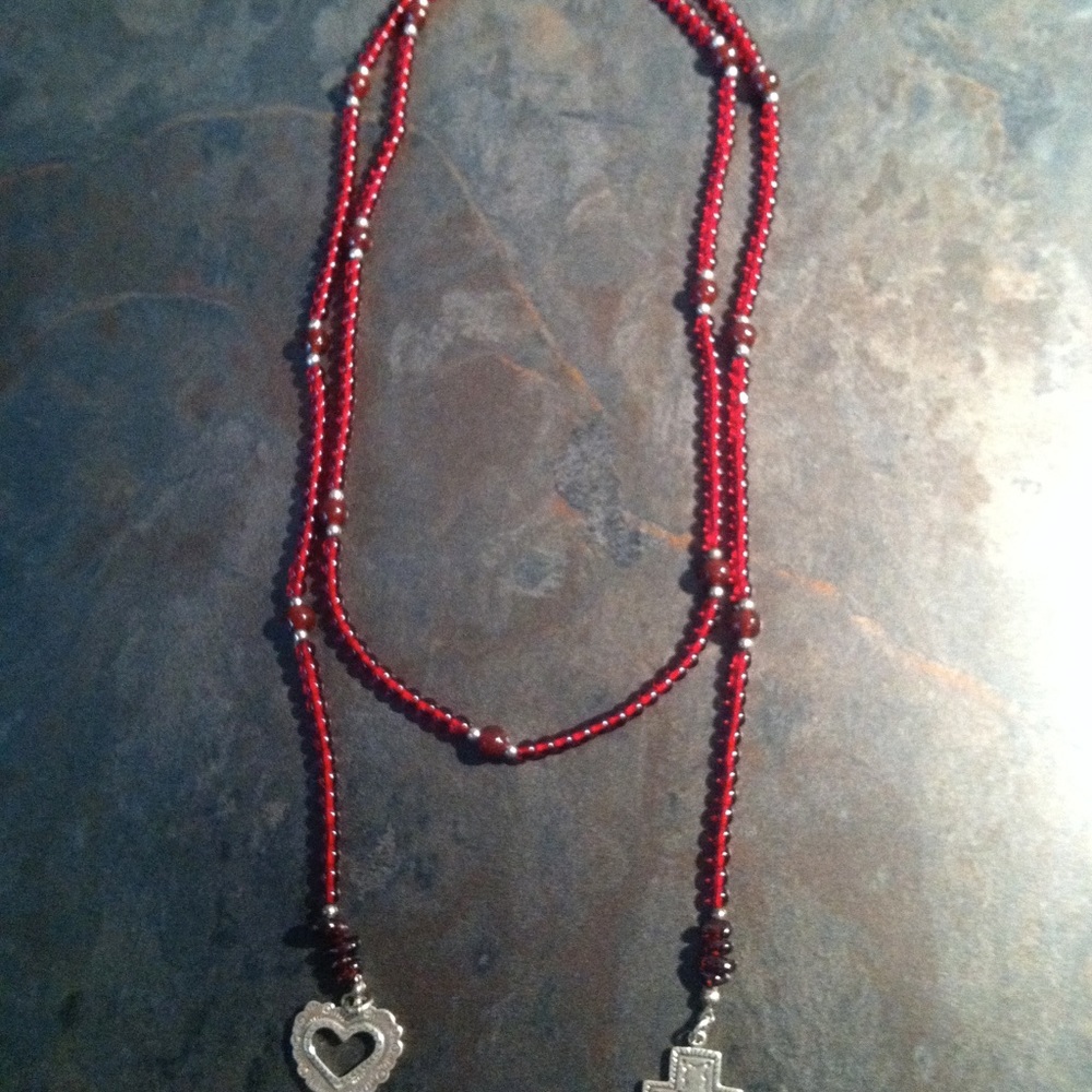 Silpada Garnet Necklace